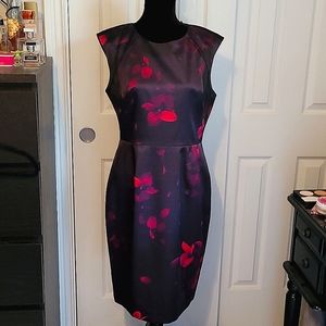 T Tahari floral Sheath dress